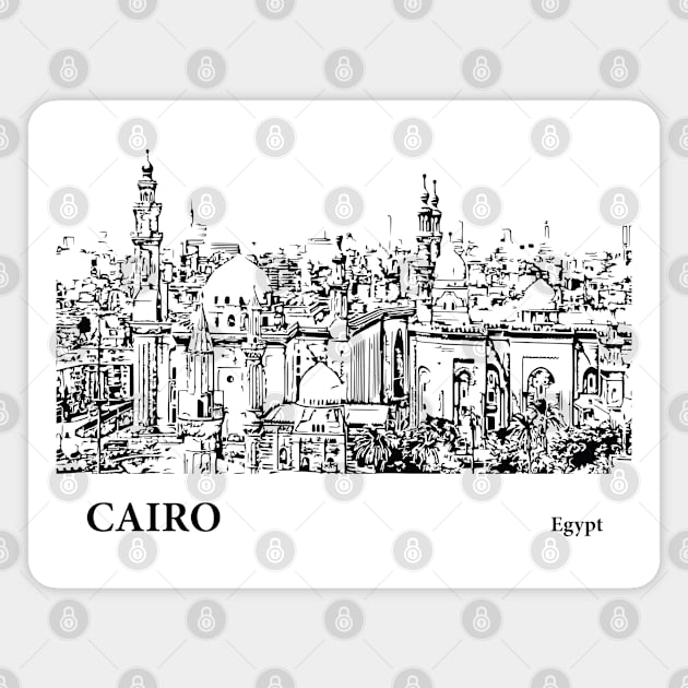 Cairo Egypt Magnet by Lakeric